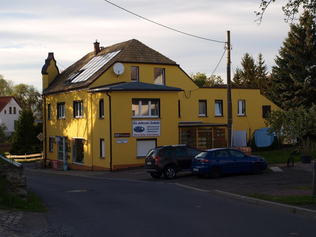 Die Froehliche Einkehr Pension Siebenlehn Exterior foto